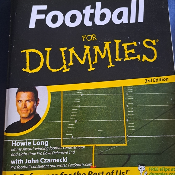 Football for Dummies Book - Black and Yellow Cover - Picture 2 of 4